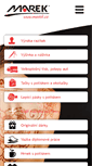 Mobile Screenshot of marek.cz