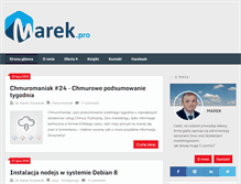 Tablet Screenshot of marek.pro